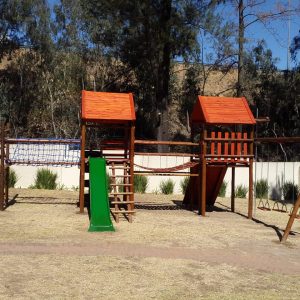 Big Wooden Jungle Gym